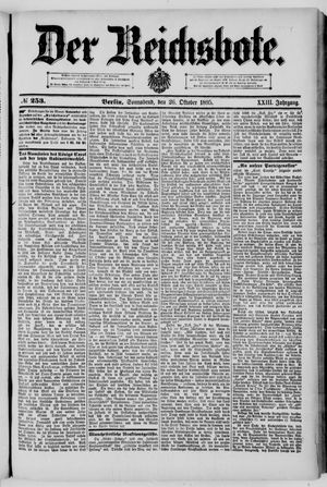 Der Reichsbote vom 26.10.1895