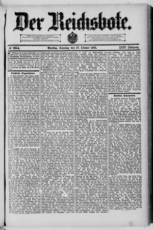 Der Reichsbote vom 27.10.1895