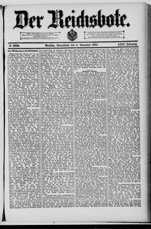 Der Reichsbote on Nov 2, 1895