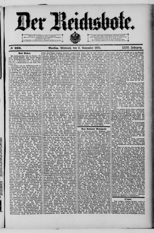 Der Reichsbote vom 06.11.1895