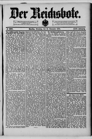 Der Reichsbote vom 12.11.1895