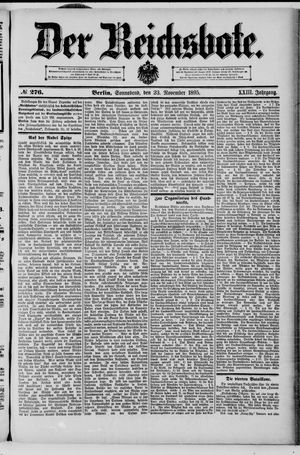 Der Reichsbote vom 23.11.1895
