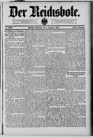 Der Reichsbote on Dec 4, 1895