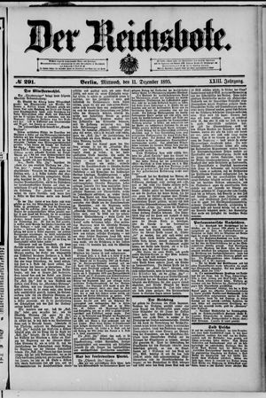 Der Reichsbote vom 11.12.1895