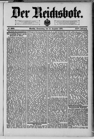 Der Reichsbote vom 12.12.1895