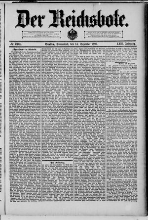 Der Reichsbote vom 14.12.1895