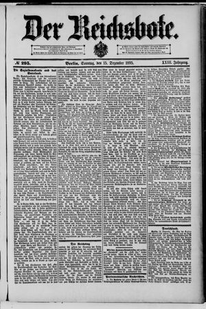 Der Reichsbote vom 15.12.1895
