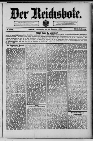 Der Reichsbote vom 19.12.1895