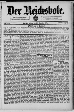 Der Reichsbote vom 20.12.1895