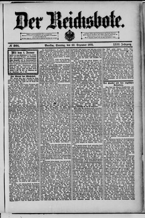 Der Reichsbote vom 22.12.1895