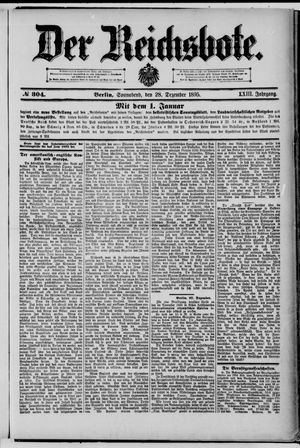 Der Reichsbote on Dec 28, 1895