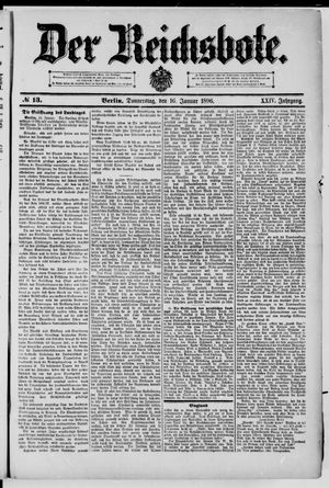 Der Reichsbote vom 16.01.1896