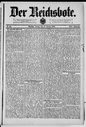 Der Reichsbote on Jan 17, 1896