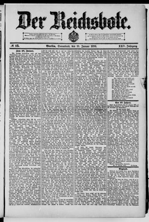 Der Reichsbote on Jan 18, 1896