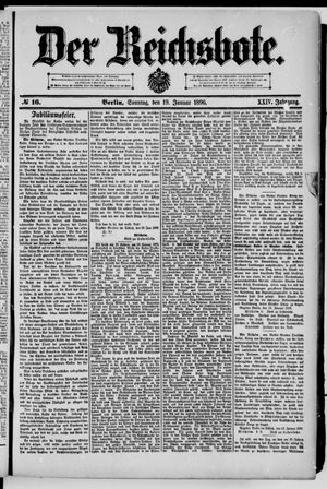 Der Reichsbote vom 19.01.1896