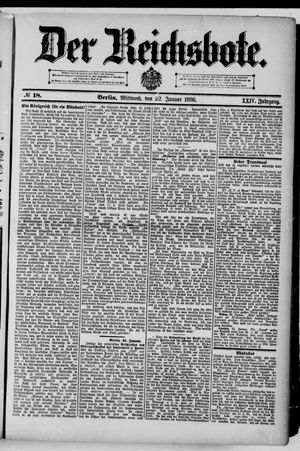 Der Reichsbote vom 22.01.1896