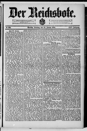 Der Reichsbote vom 26.01.1896