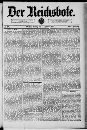 Der Reichsbote on Feb 14, 1896