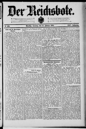 Der Reichsbote on Feb 16, 1896