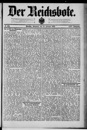 Der Reichsbote vom 19.02.1896