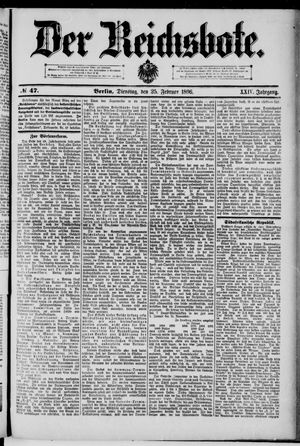 Der Reichsbote vom 25.02.1896