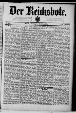 Der Reichsbote on Mar 10, 1896