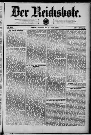 Der Reichsbote on Mar 11, 1896
