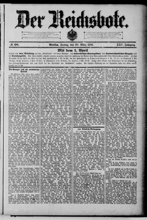 Der Reichsbote on Mar 20, 1896