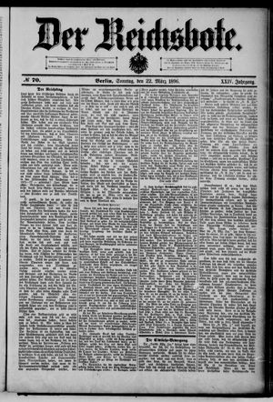 Der Reichsbote vom 22.03.1896