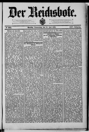 Der Reichsbote vom 16.07.1896