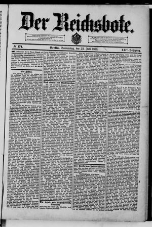 Der Reichsbote vom 23.07.1896