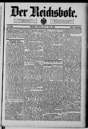 Der Reichsbote vom 31.07.1896