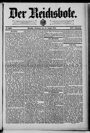 Der Reichsbote vom 12.08.1896
