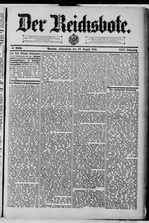 Der Reichsbote vom 29.08.1896
