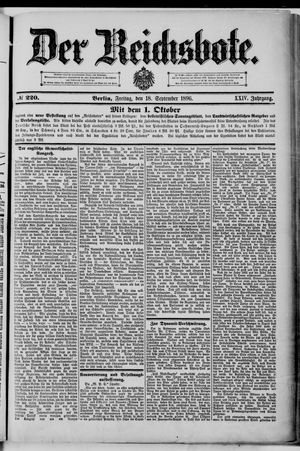 Der Reichsbote vom 18.09.1896