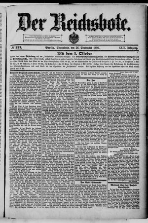 Der Reichsbote vom 26.09.1896