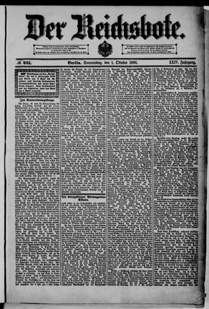 Der Reichsbote vom 01.10.1896