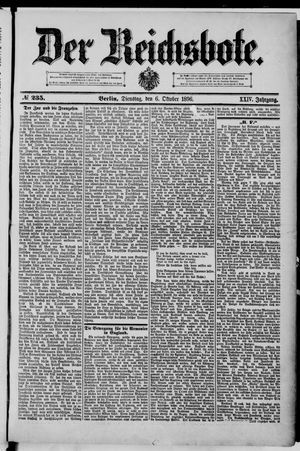 Der Reichsbote vom 06.10.1896