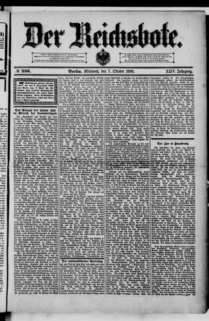 Der Reichsbote vom 07.10.1896