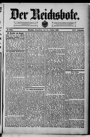 Der Reichsbote vom 24.10.1896