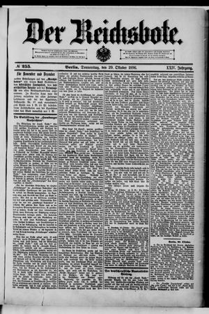 Der Reichsbote on Oct 29, 1896
