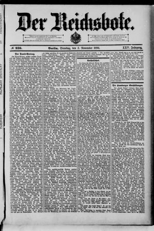 Der Reichsbote vom 03.11.1896