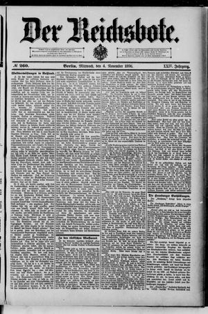 Der Reichsbote vom 04.11.1896