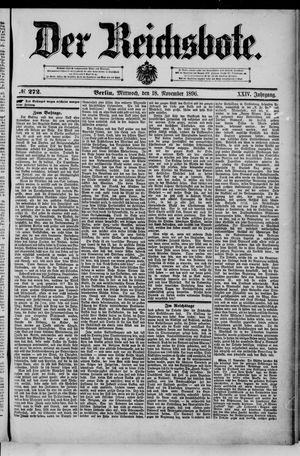 Der Reichsbote vom 18.11.1896