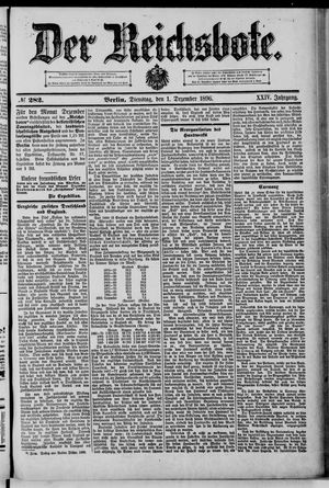 Der Reichsbote vom 01.12.1896