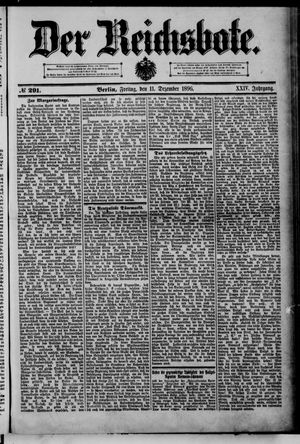Der Reichsbote vom 11.12.1896