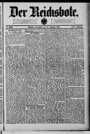 Der Reichsbote vom 12.12.1896