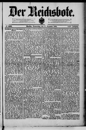 Der Reichsbote on Dec 17, 1896