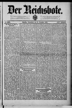 Der Reichsbote vom 19.12.1896