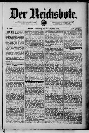 Der Reichsbote on Dec 24, 1896